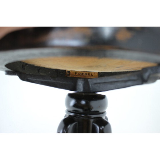 Image 1 of Tabouret réglable Fischel vintage, Tchécoslovaquie années 1930