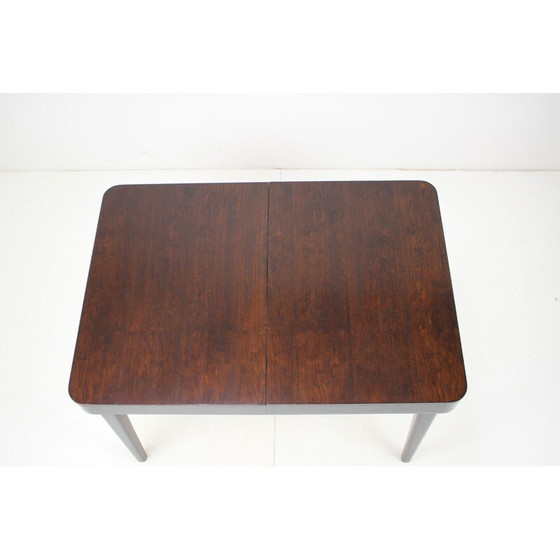 Image 1 of Table vintage en chêne et noyer par Jindřich Halabala, Tchécoslovaquie 1960