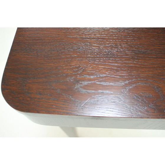 Image 1 of Table vintage en chêne et noyer par Jindřich Halabala, Tchécoslovaquie 1960