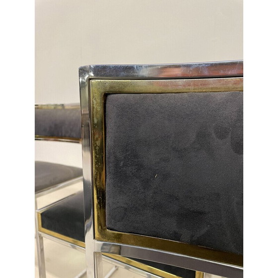 Image 1 of Ensemble de 6 chaises vintage, Italie 1970