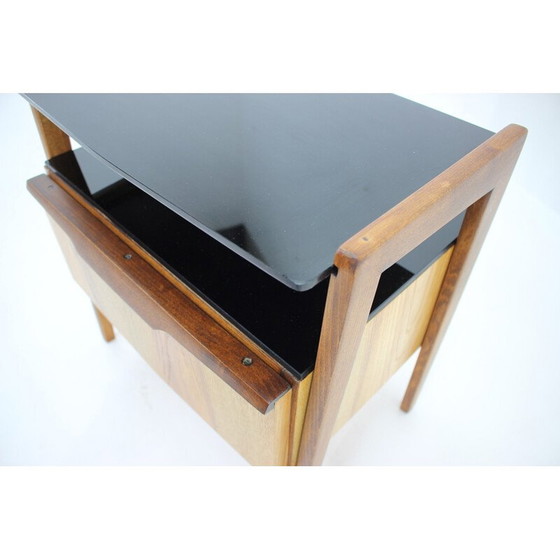 Image 1 of Paire de tables de nuit vintage, Tchécoslovaquie années 1960