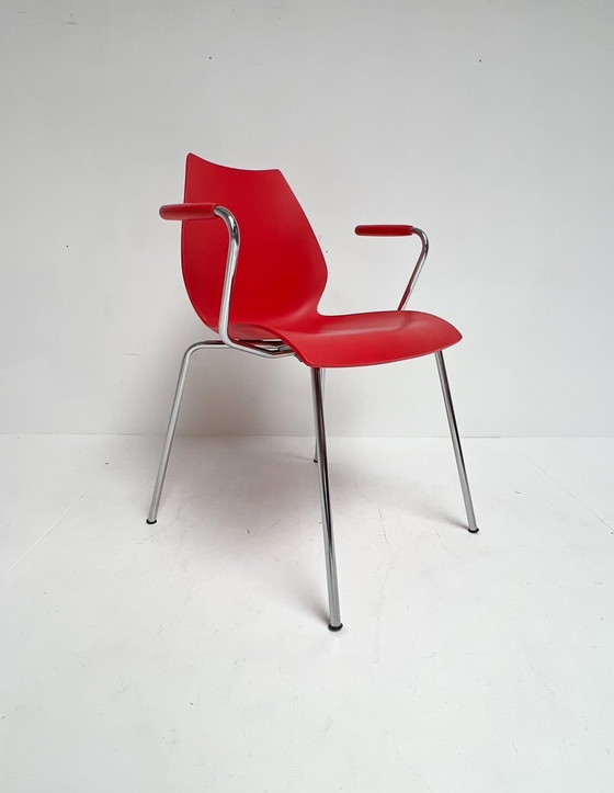 Image 1 of Ensemble de 4 chaises Maui Kartell par Vico Magistretti, 1980's