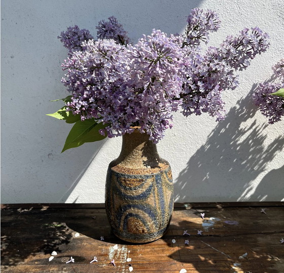 Image 1 of Noomi Backhausen Søholm Stentøj Danemark, Vase en faïence, fait à la main, années 1970