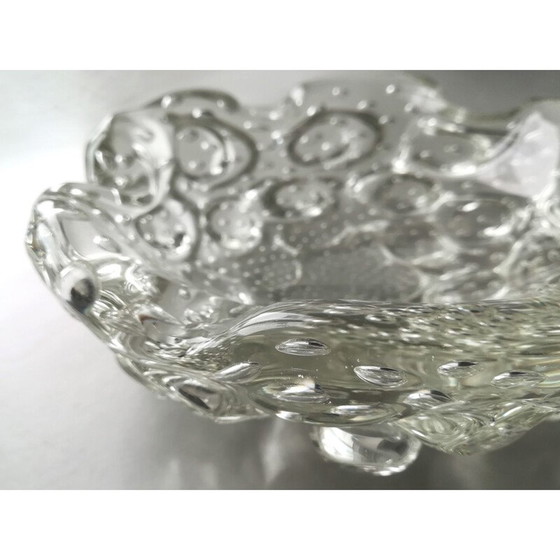 Image 1 of Cendrier vintage en verre soufflé Bullicante, Italie 1970