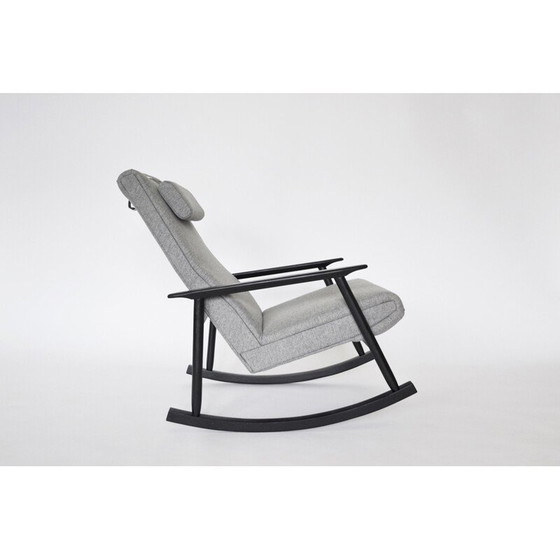 Image 1 of Fauteuil à bascule du milieu du siècle par Valerija Ema Cukermanienė, 1960s.