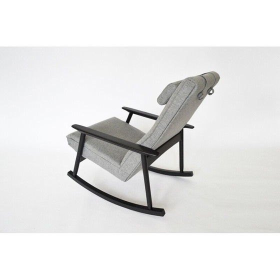 Image 1 of Fauteuil à bascule du milieu du siècle par Valerija Ema Cukermanienė, 1960s.