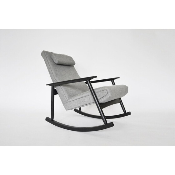 Image 1 of Fauteuil à bascule du milieu du siècle par Valerija Ema Cukermanienė, 1960s.