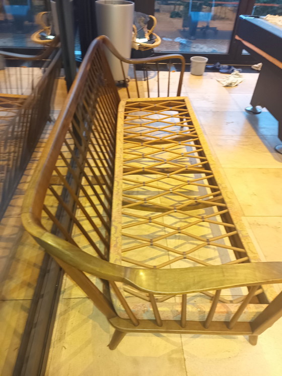 Image 1 of Walter Knoll Antimott Canapé design vintage