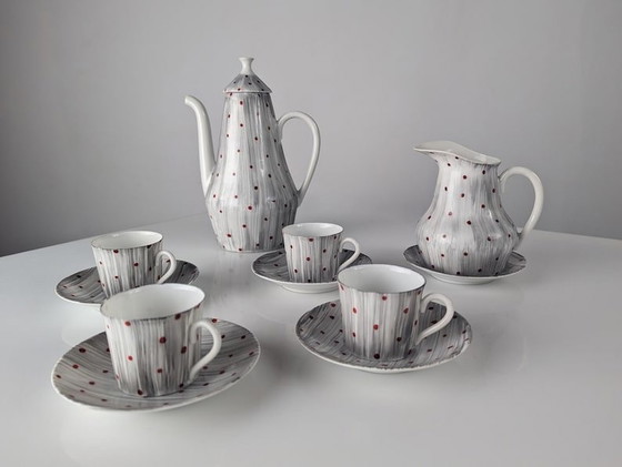 Image 1 of Castro Sargadelos Dolmen Coffee Set 1950S