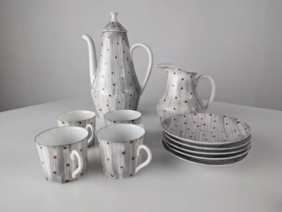 Image 1 of Castro Sargadelos Dolmen Coffee Set 1950S