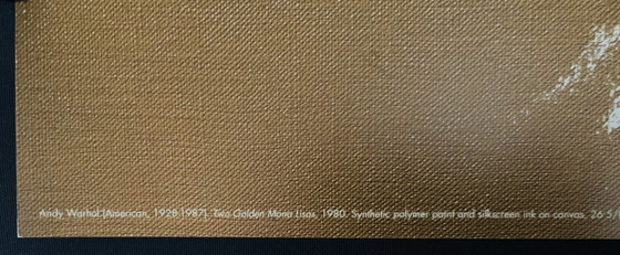 Image 1 of Andy Warhol : "Deux Joconde d'or". En grand format.