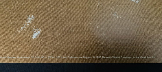 Image 1 of Andy Warhol : "Deux Joconde d'or". En grand format.