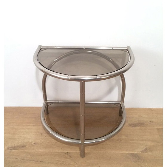 Image 1 of Paire de bouts de canapé arrondis vintage, 1970