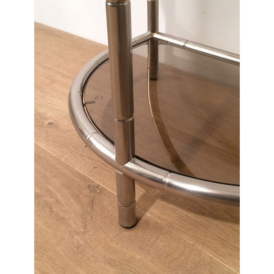 Image 1 of Paire de bouts de canapé arrondis vintage, 1970