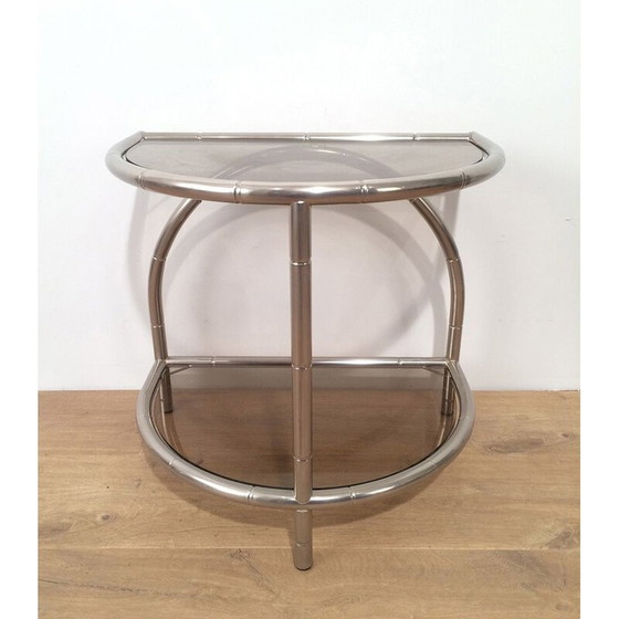 Image 1 of Paire de bouts de canapé arrondis vintage, 1970