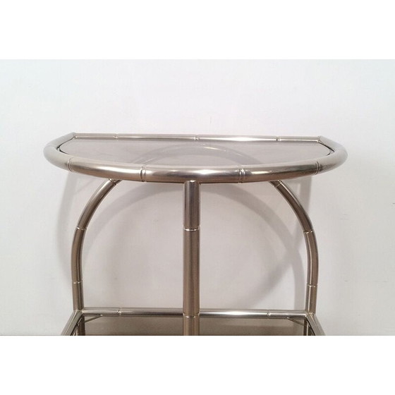 Image 1 of Paire de bouts de canapé arrondis vintage, 1970