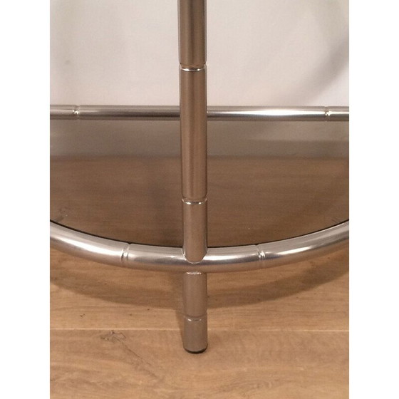 Image 1 of Paire de bouts de canapé arrondis vintage, 1970