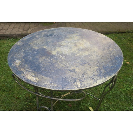 Table de jardin vintage en fer, 1960