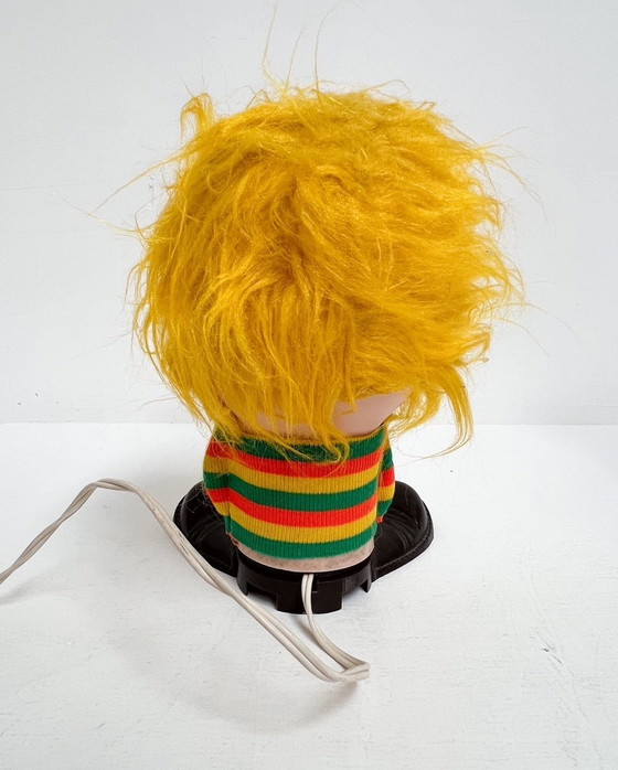 Image 1 of Rare ensemble de lampes de table 'Funky Boy' par Linea Zero (2), 1960's