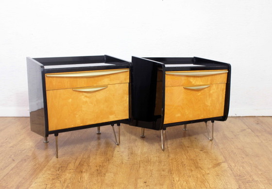 Image 1 of Paire De Chevets Vintage 1970