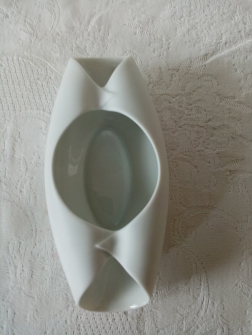 Pièce Déco/Studio Linie En Porcelaine Rosenthal Par L'Artiste Lino Sabattini 80S