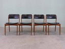 4X-Set Vintage Erik Buch Od49 Danish Teak Design Chairs