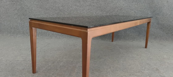 Image 1 of Teck Table basse en verre Midcentury Design 60's Table Vintage