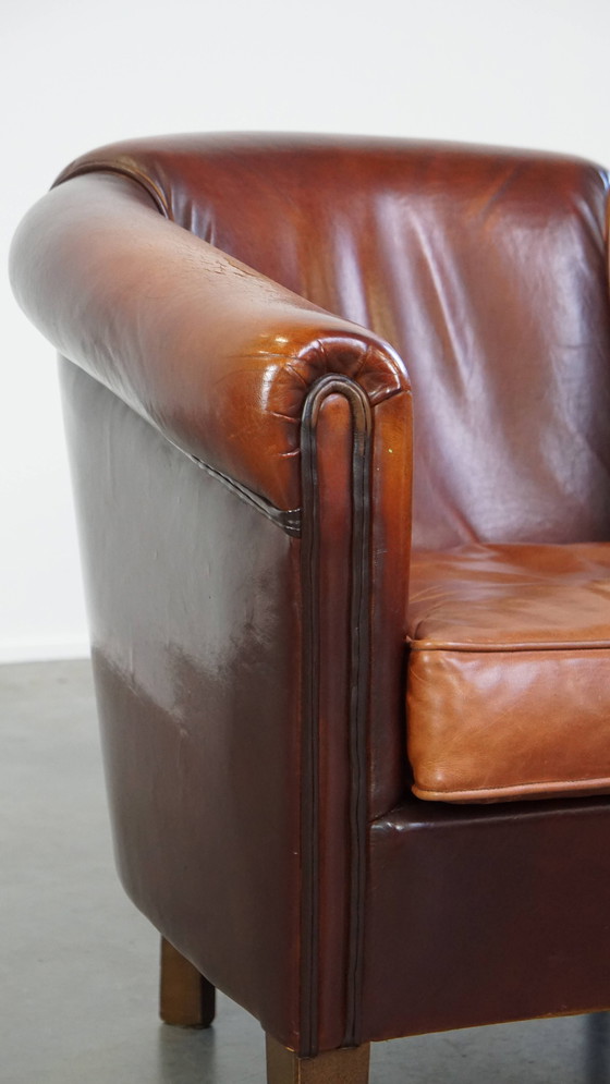 Image 1 of Fauteuil club en peau de mouton