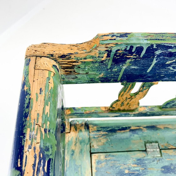 Image 1 of Banc vintage ancien avec espace de rangement