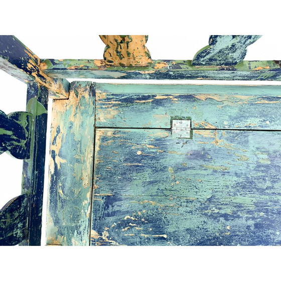 Image 1 of Banc vintage ancien avec espace de rangement