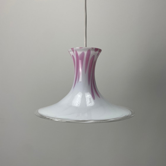 Image 1 of Lampe à suspension Mandarin Par Michael Bang Pour Holmegaard 1980