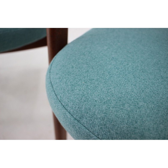 Image 1 of Ensemble de 8 chaises vintage en teck par Erik Kierkegaard, Danemark 1960