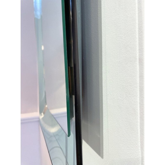 Image 1 of Miroir rectangulaire bleu clair modèle 2273 par Max Ingrand pour Fontana Arte, Italie années 1950