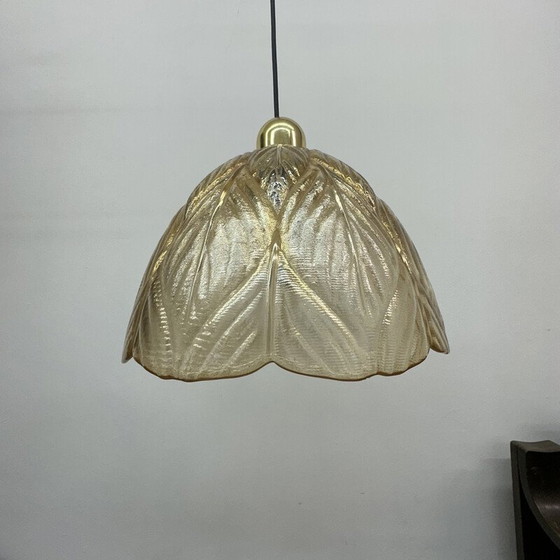 Image 1 of Lampe suspendue vintage en verre et plastique pour Peil et Putzer, 1970