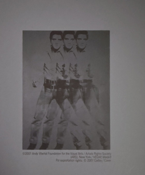 Image 1 of Andy Warhol : "Triple Elvis, 1963". ©2007 Fondation Andy Warhol pour les arts visuels, New York.