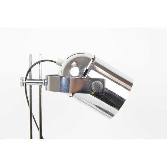 Image 1 of Lampe de table vintage réglable en chrome et métal par Stanislav Indra, Tchécoslovaquie 1970