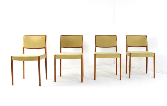 Image 1 of 4x chaises Niels O Möller modèle 80 chaises de salle à manger vintage