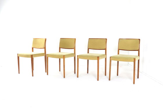 Image 1 of 4x chaises Niels O Möller modèle 80 chaises de salle à manger vintage