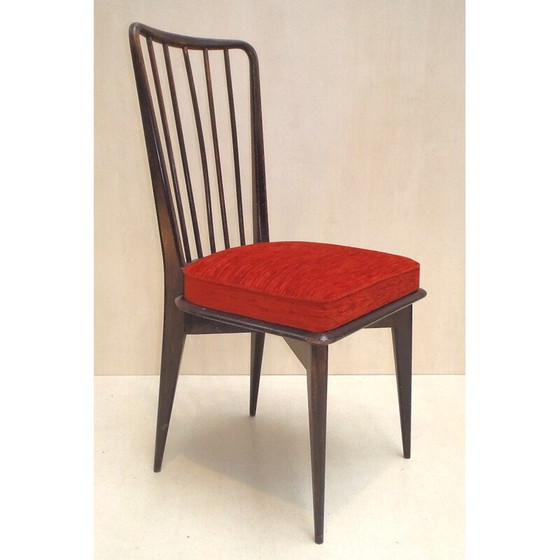 Image 1 of 6 chaises de salle à manger, Charles RAMOS - années 1960