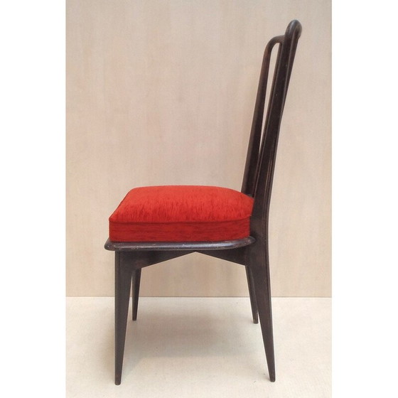 Image 1 of 6 chaises de salle à manger, Charles RAMOS - années 1960