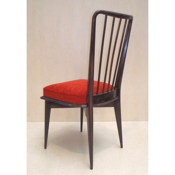 Image 1 of 6 chaises de salle à manger, Charles RAMOS - années 1960