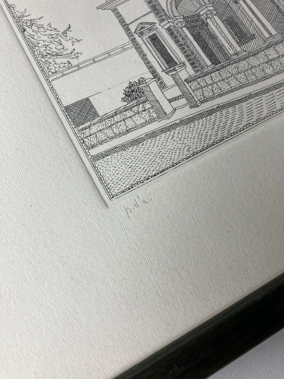 Image 1 of Gravure signée et numérotée de "Ex Ambulatorio Rossi"