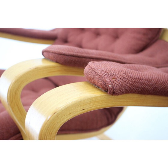 Image 1 of Paire de chaises longues vintage "Peter" par Gustav Axel Berg pour Bröderna Andersson, Suède 1970