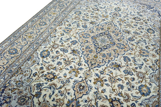 Image 1 of Tapis d'Orient Keshan liège noué à la main - 356 X 248 cm