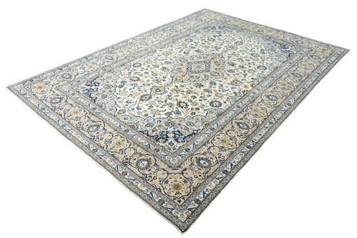 Tapis d'Orient Keshan liège noué à la main - 356 X 248 cm