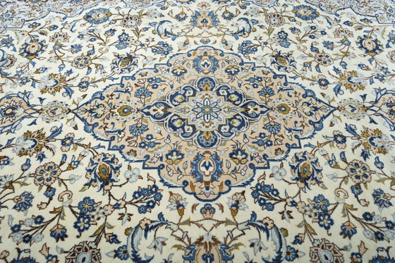 Image 1 of Tapis d'Orient Keshan liège noué à la main - 356 X 248 cm