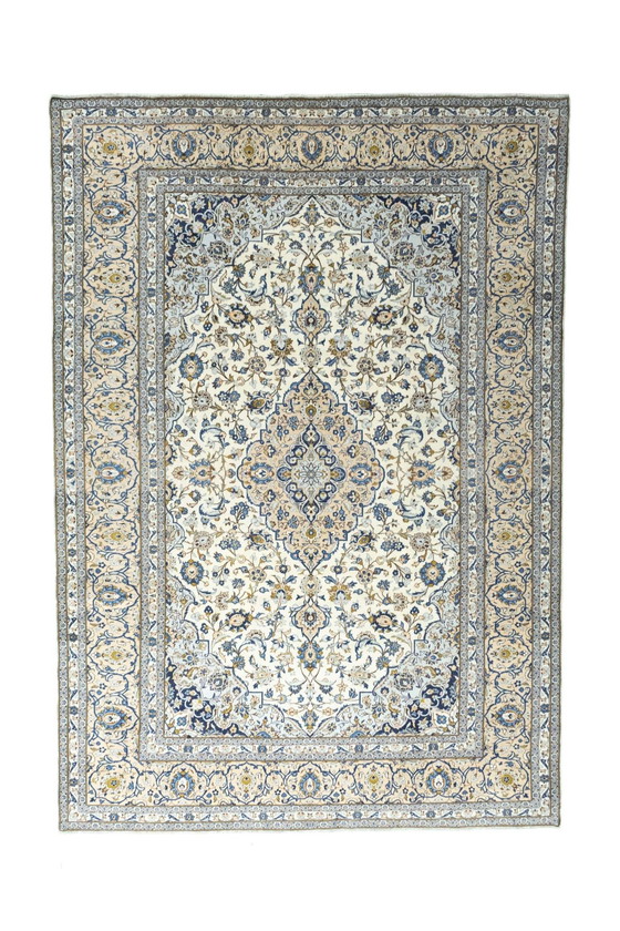 Image 1 of Tapis d'Orient Keshan liège noué à la main - 356 X 248 cm