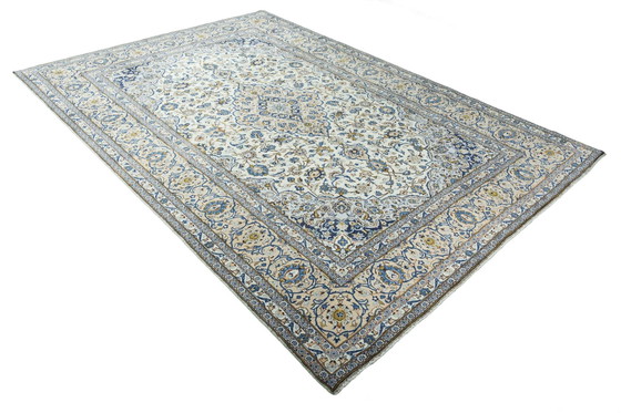 Image 1 of Tapis d'Orient Keshan liège noué à la main - 356 X 248 cm