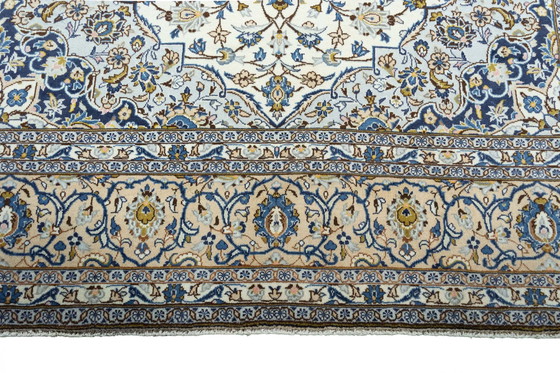 Image 1 of Tapis d'Orient Keshan liège noué à la main - 356 X 248 cm