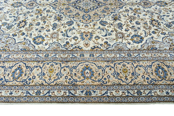 Image 1 of Tapis d'Orient Keshan liège noué à la main - 356 X 248 cm